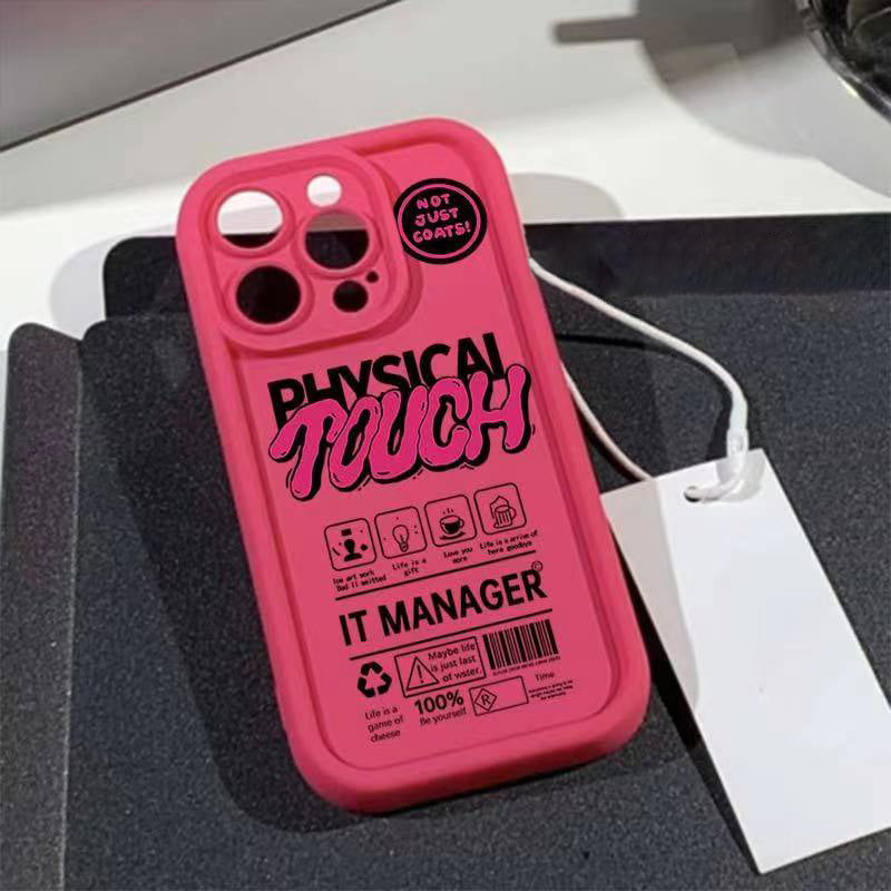 BTS iPhone15ProケースBoy With Luv チェック ピンク-