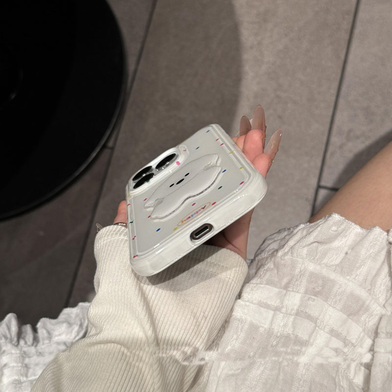 〖i969〗カラフル 水玉 アルファベット 子犬 iPhone 16 17 17ProMax ケース