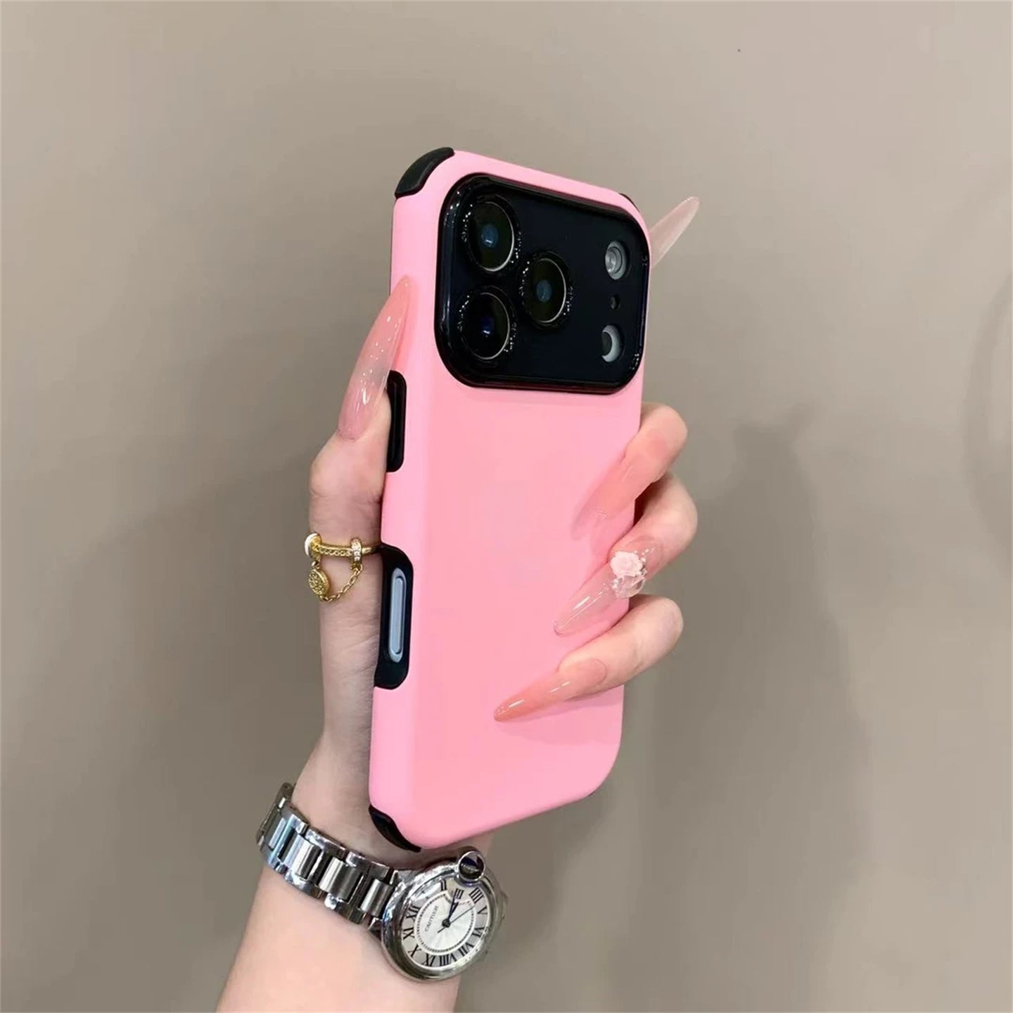 〖i980〗純色の高級iPhone 17 17Pro Max スマホケース