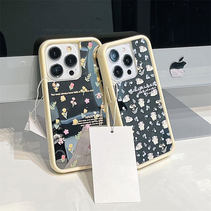 〖i829〗小さな花柄スマホケース,アイフォン 15ケース人気,アイホン ケース