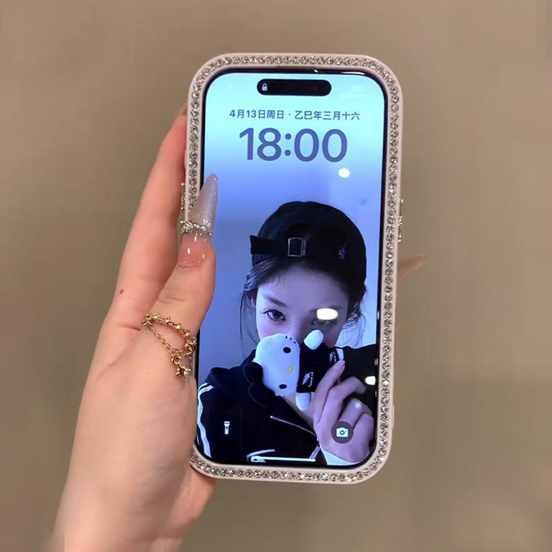 〖i982〗2025の最先端をいく、スパンコールデザインのスマホケース