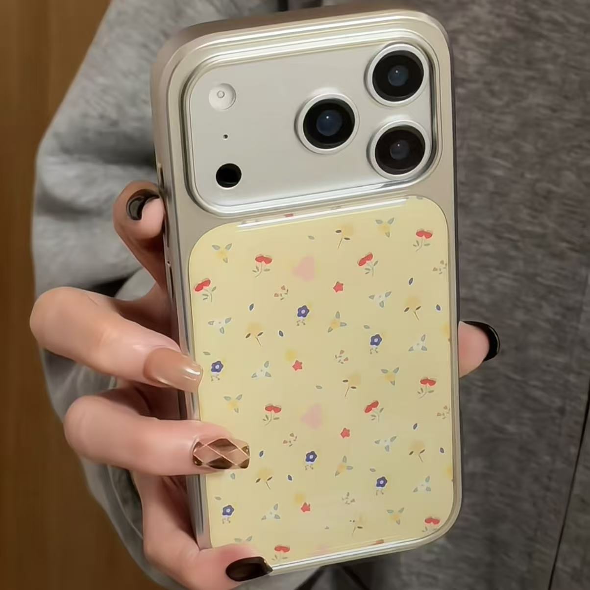 〖i983〗カラフルでちっちゃな花柄 iPhone 17 17Pro Max スマホケース