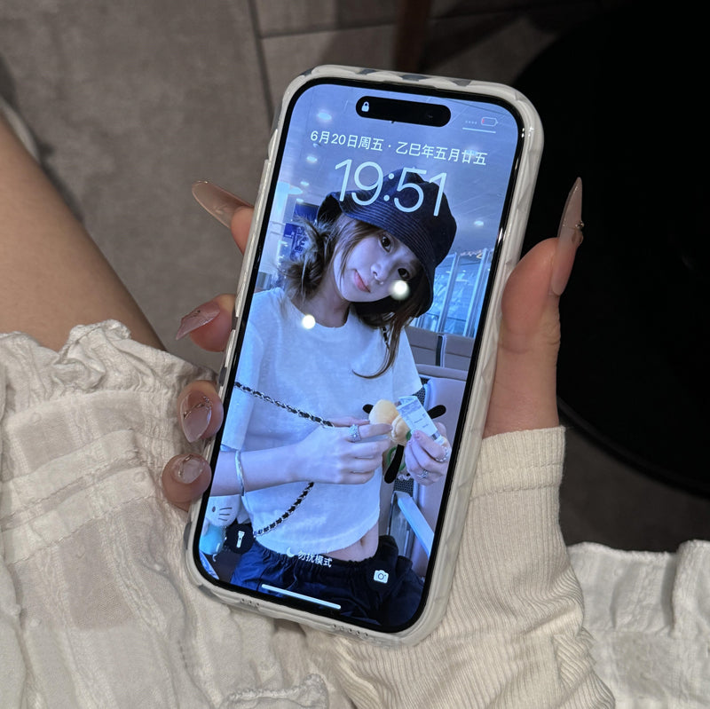 〖i969〗カラフル 水玉 アルファベット 子犬 iPhone 16 17 17ProMax ケース