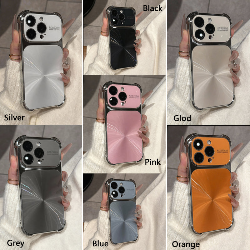 〖i977〗iPhone 17 17Pro 17ProMax 専用 極光メタリックフィニッシュ スマートフォンケース