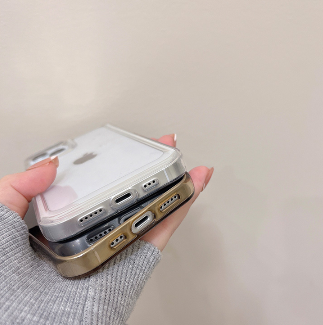 〖i210〗クリアケースiPhone13新モデル15 15Pro Max シリコンケース
