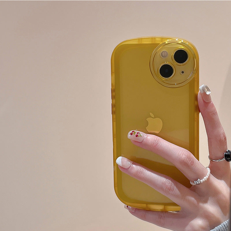 〖i351〗透明 スマホケース アレンジ iPhone 11スマホケース、カラーTPU