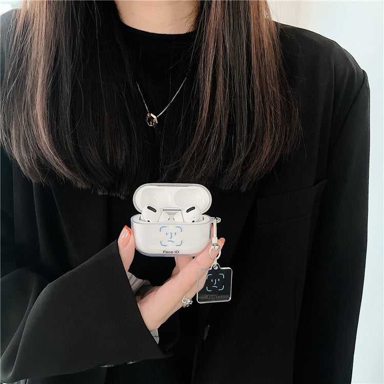 〖A028〗AirPodsPro ケースシンプルでクリエイティブなロック解除表現 AirPods 1/2 ケース