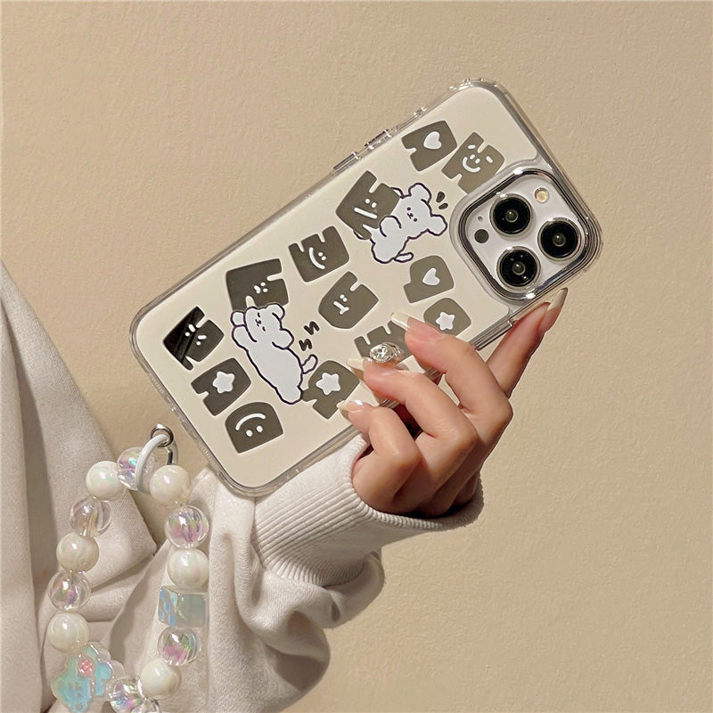 〖i597〗iPhone14手紙ケース,iPhone 13 ケース かわいい 韓国,犬アイフォン ケース