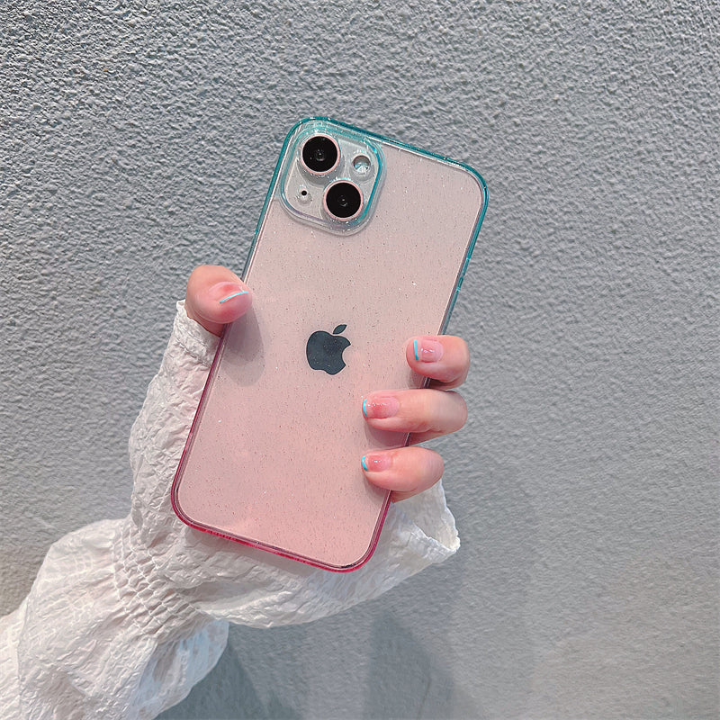 〖i425〗iphone ケース クリア ブラウン,iphone ケース 透明 韓国,スマホケース おしゃれ 韓国